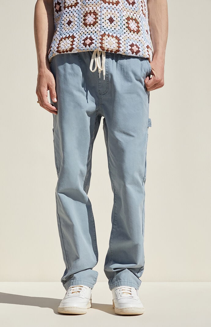 PacSun Canvas Indigo Straight Carpenter Pants