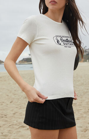 White Southside Guitars Hailie T-Shirt image number 3