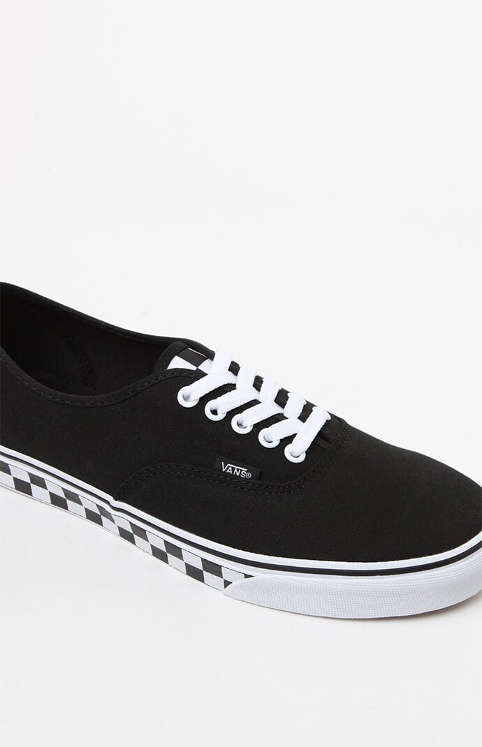vans authentic checker flame shoes