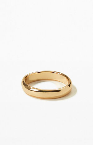 Smooth Gold Ring image number 1