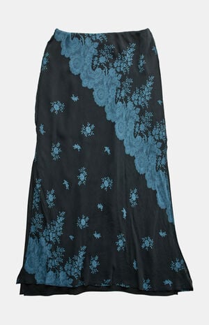 '90s Floral Midi Skirt image number 1