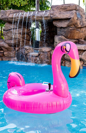 Tube Runner Motorized Flamingo Pool Float image number 2