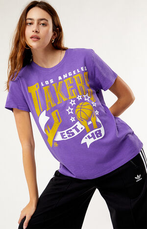 Los Angeles Lakers Banner Vintage T-Shirt image number 1