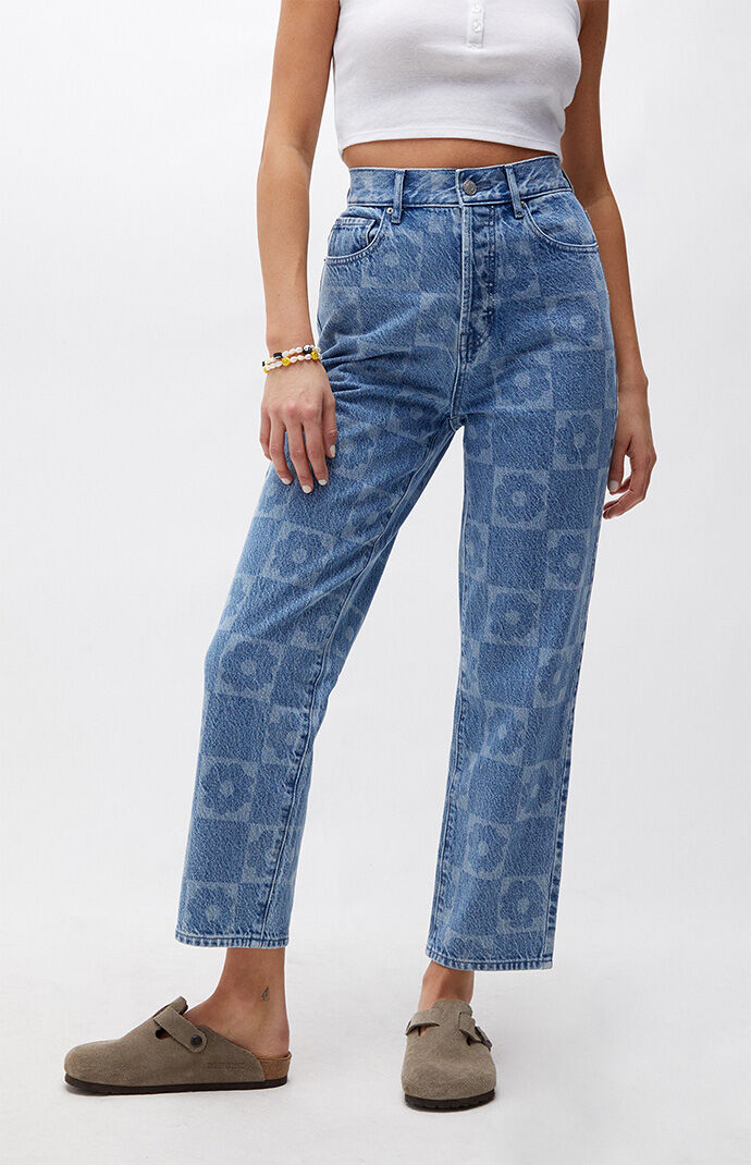 Flower jeans on sale