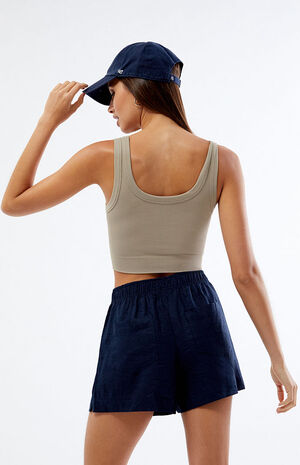 Pull-On Linen Shorts image number 4
