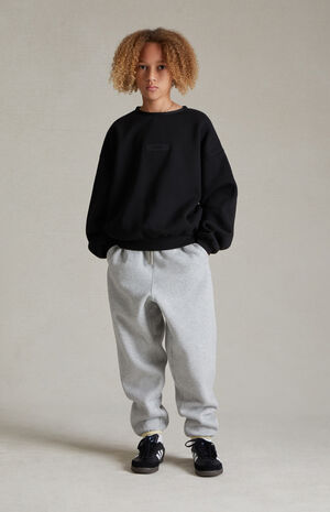 Essentials Light Heather Grey Sweatpants image number 3