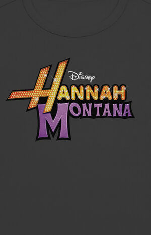 Hannah Montana Glam Logo Cropped T-Shirt image number 2