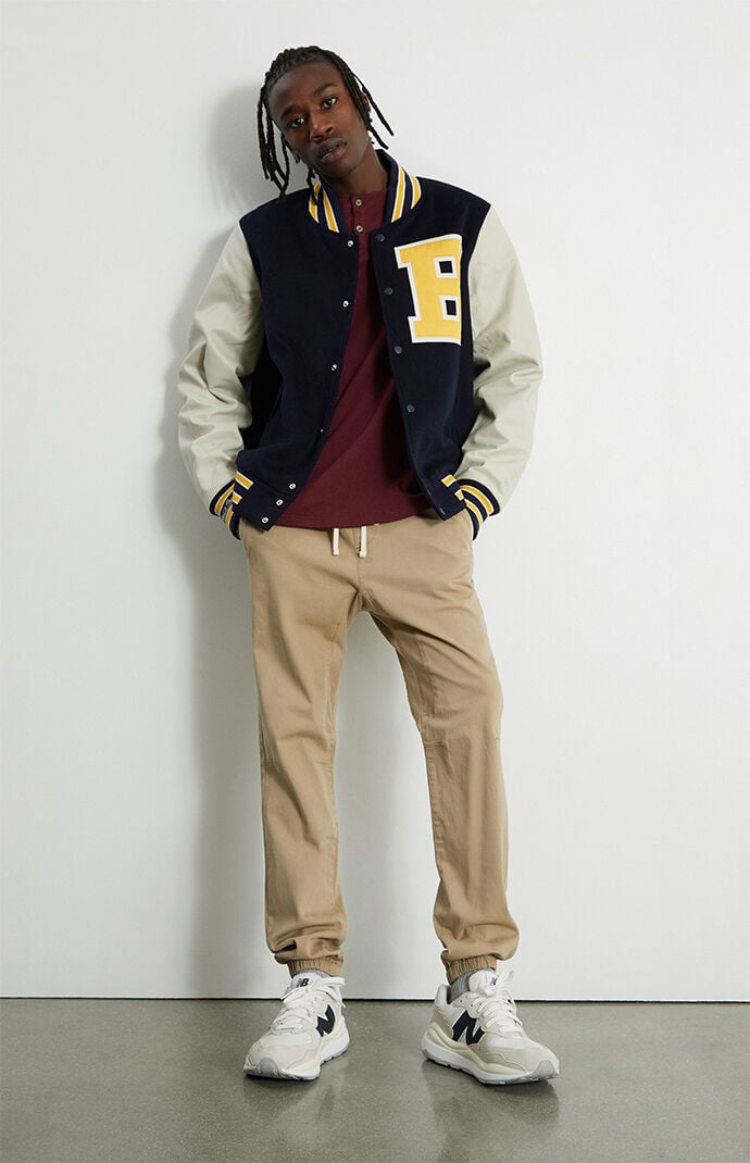 PacSun Khaki Slim Jogger Pants PacSun