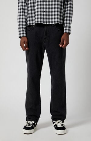 Black Straight Jeans
