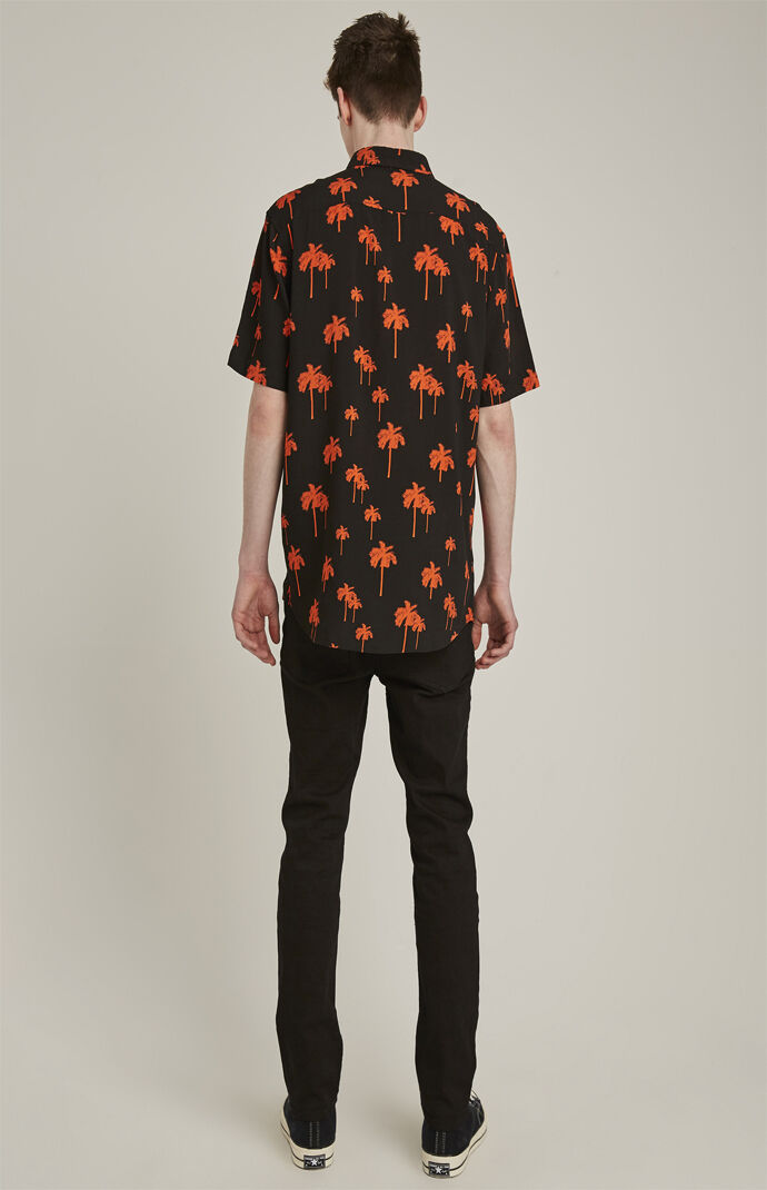Oden Palms Short Sleeve Button Up Shirt