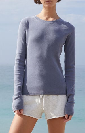 Dark Gray Ainsley Long Sleeve Top image number 1