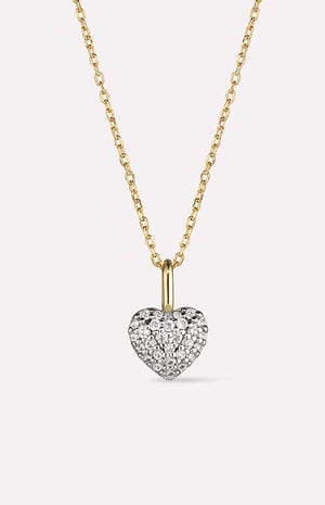 Ellery Gold Heart Necklace image number 1