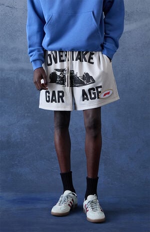 x Pacsun Overtake Garage Mesh Shorts image number 3