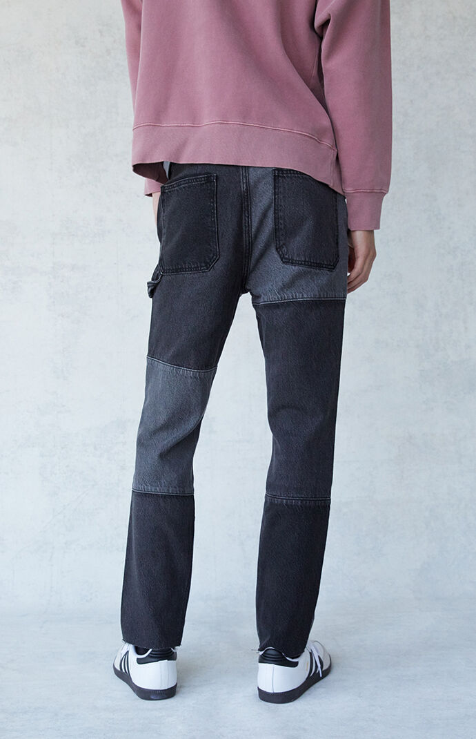 Patchwork Slim Carpenter Jeans