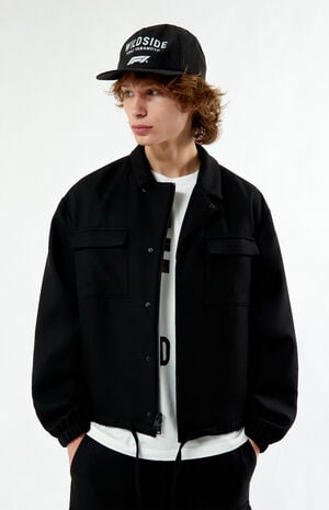 x Wildside Yohji Yamamoto x PacSun Black Logo Dad Hat image number 3