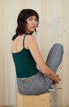 Green Lorene Basic Tank Top Green Lorene Basic Tank Top image number null