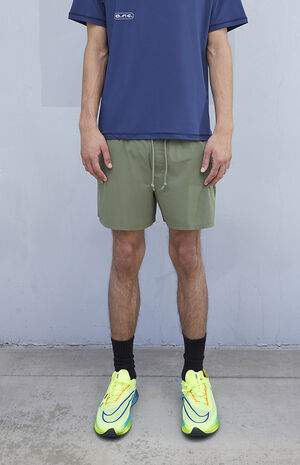 Olive Active Running Shorts image number 2
