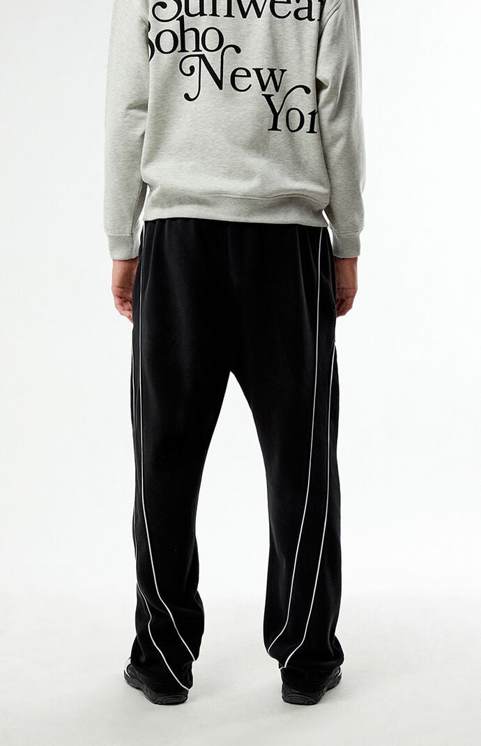 【DIANTÉ】FRONT PIPING SWEAT PANTS Pacsun Black Piping Track Sweatpants | PacSun