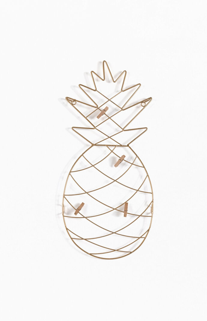 Metal Pineapple Card Holder