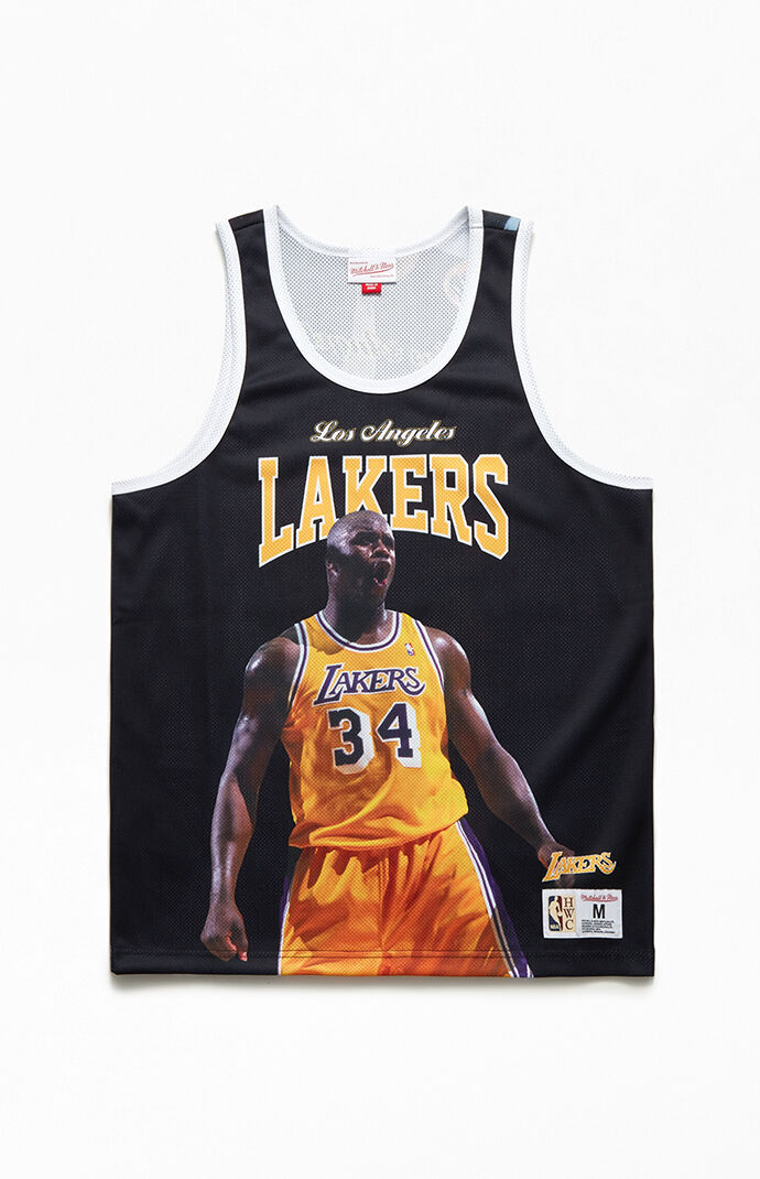 Mitchell & Ness Jumbo Shaq Lakers Basketball Jersey | PacSun