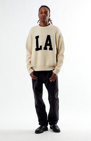 Cream Los Angeles Crew Neck Sweater image number 4