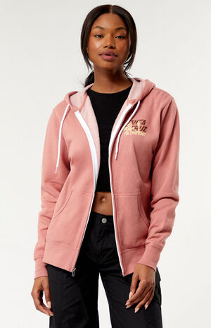 Unwind Full Zip Boyfriend Hoodie image number 1