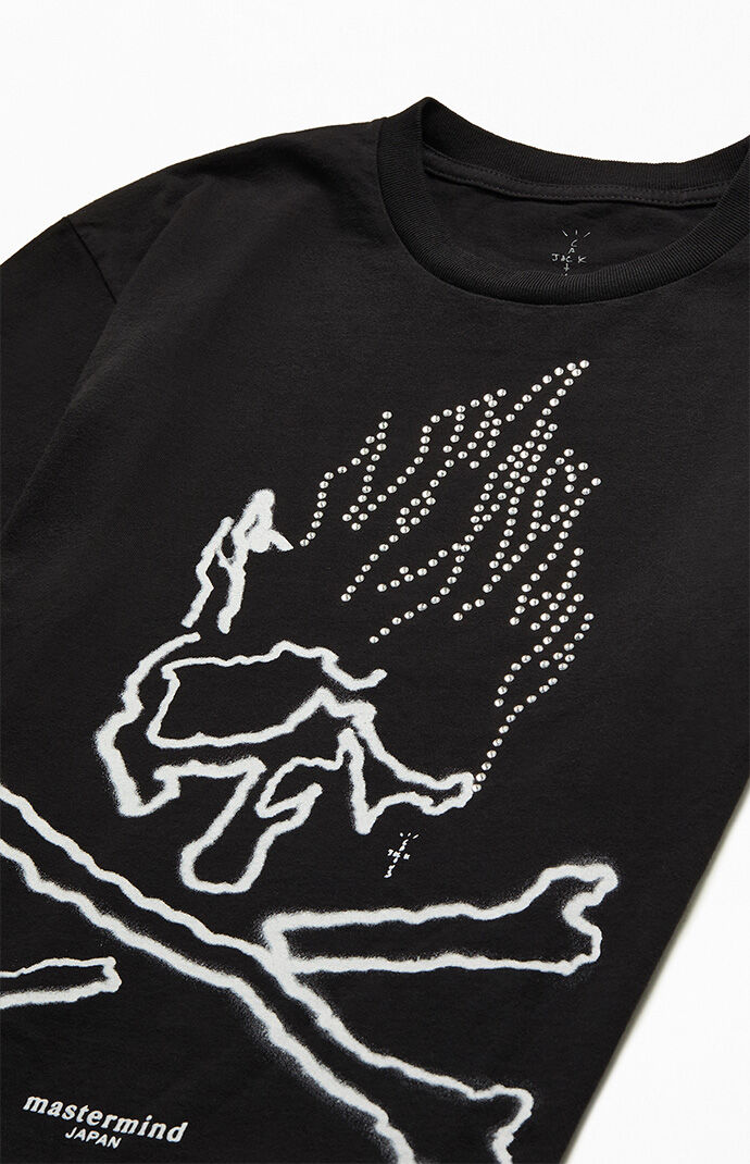 Travis scott skull t shirt clearance