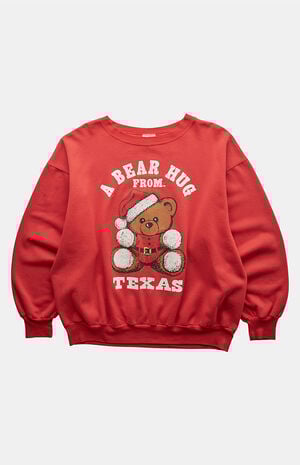 '90s Bear Hug From Texas Crew Neck Sweatshirt image number 1