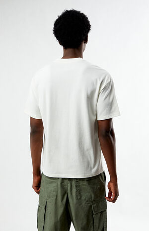 Cream Textured T-Shirt image number 4