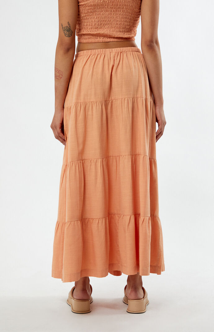 Rhythm Villa Tiered Maxi Skirt | PacSun