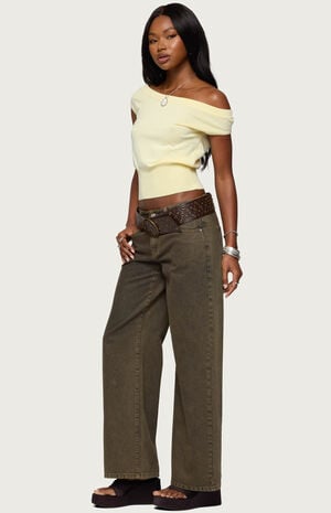 Michaela Off Shoulder Knit Top image number 4