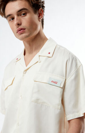 By PacSun Fountains Woven Camp Shirt image number 3