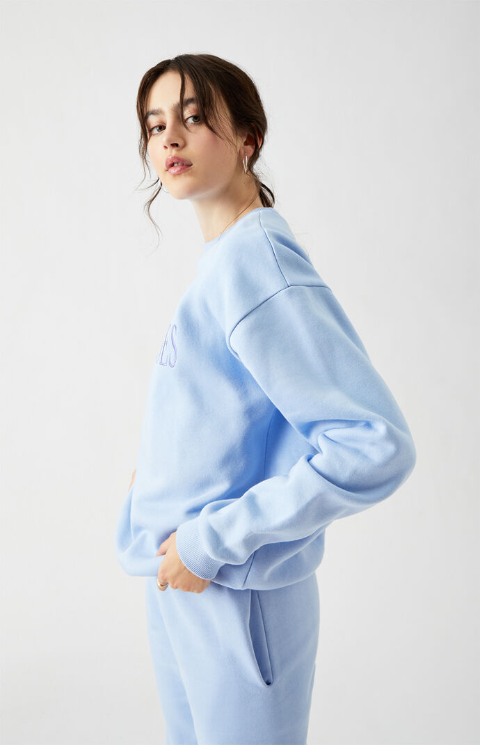Blue Crew Neck Sweatshirt