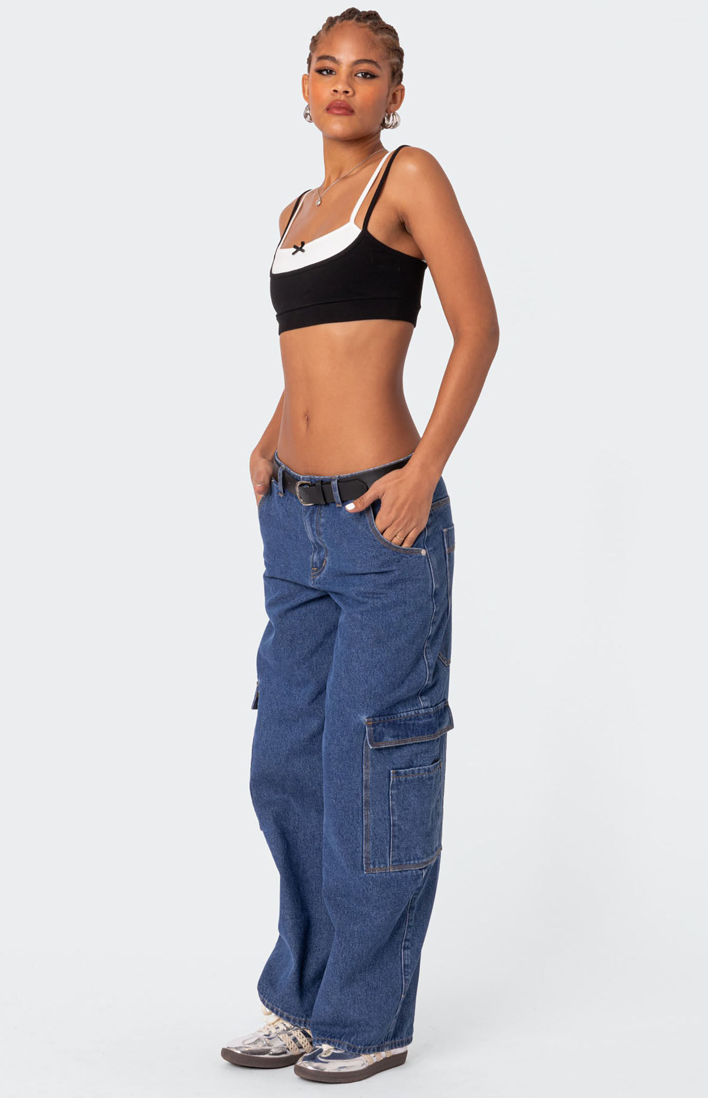 Edikted Gracie Layered Bra Top | PacSun