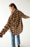 Oversized Plaid Shacket Oversized Plaid Shacket image number null