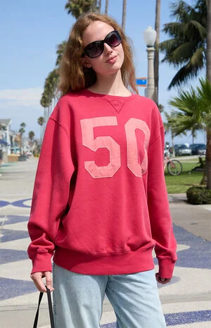 Red Erica 50 Crew Neck Sweatshirt image number 1