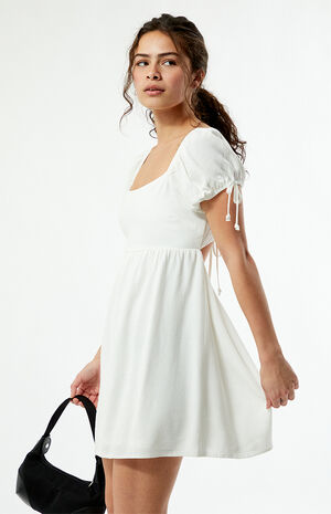 Open Back Babydoll Mini Dress image number 4