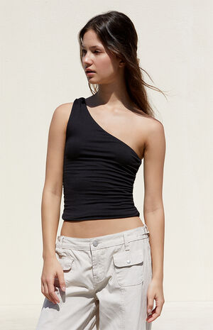Est. PAC 1980 One Shoulder Ruched Top | PacSun