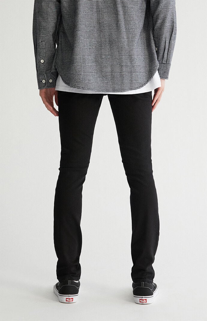 PacSun Black Ripped Stacked Skinny Jeans | PacSun