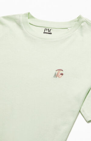 Mushroom Embroidered T-Shirt Mushroom Embroidered T-Shirt image number null