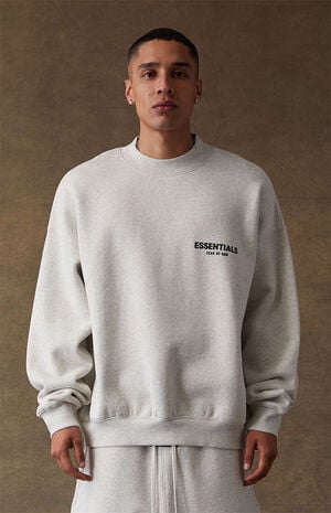 Light Oatmeal Crew Neck Sweatshirt image number 1