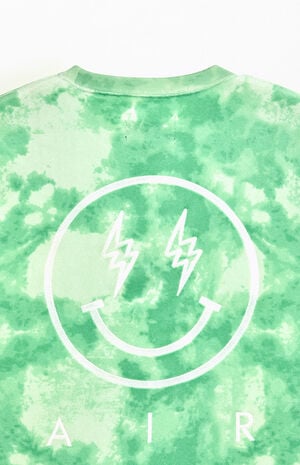 Jordan x J Balvin Green Tie Dye Crew Neck Sweatshirt image number 4