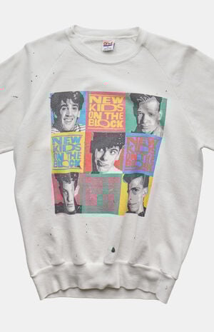 '80s New Kids On The Block Crew Neck Sweatshirt image number 2