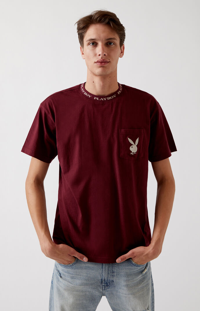 Playboy collar shirt top