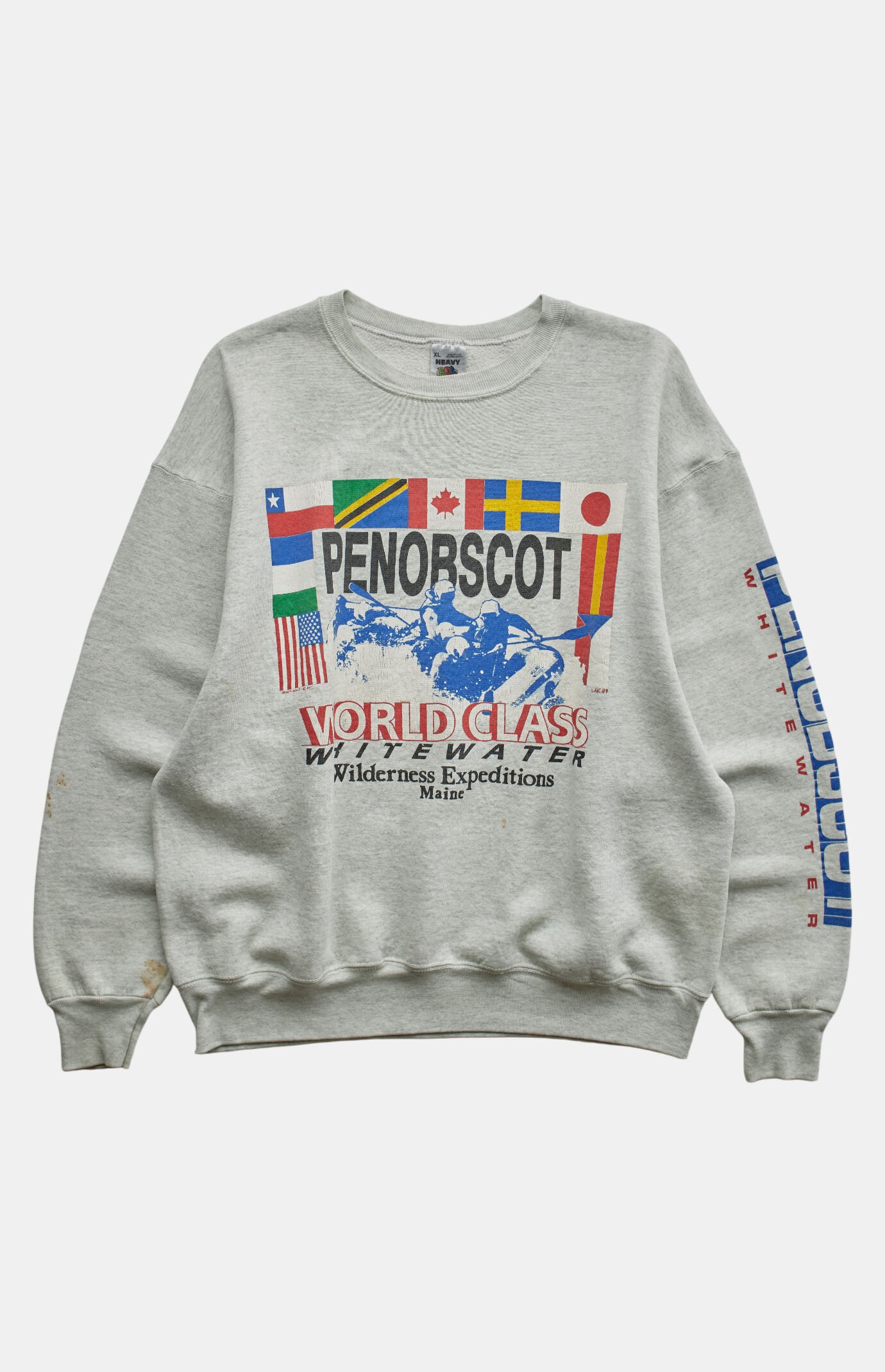PS VINTAGE 90s Penorscot Wilderness Expeditions Crew Neck Sweatshirt