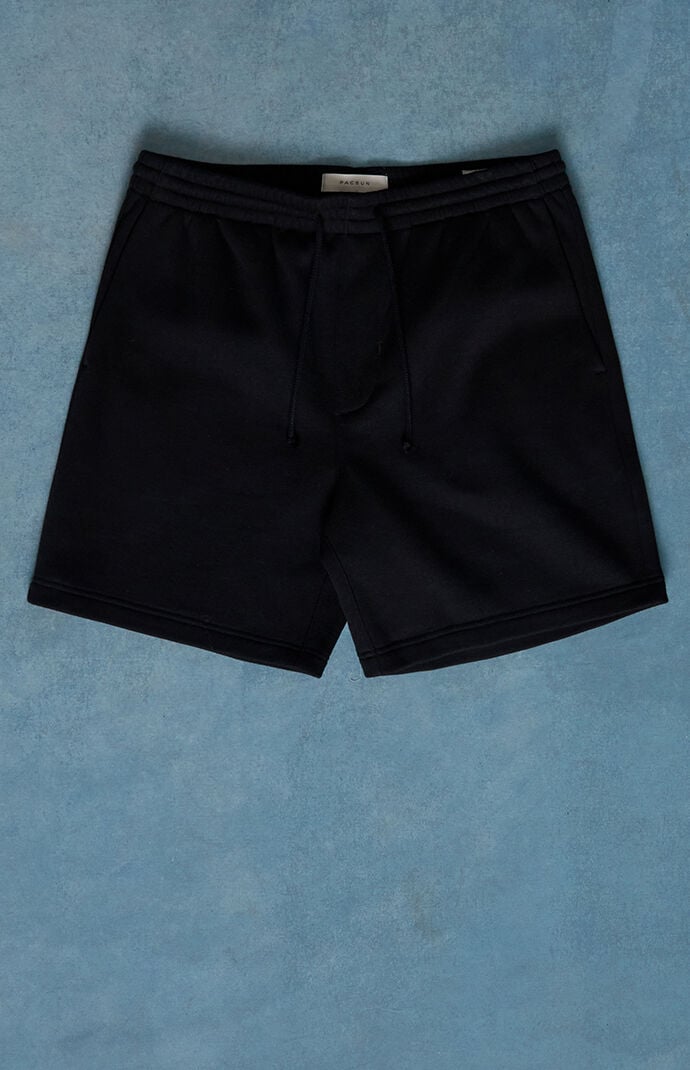 Pacsun Fleece Black Sweat Shorts