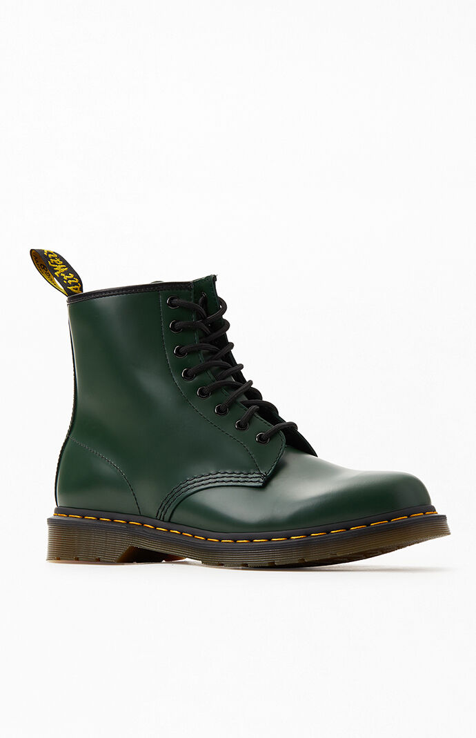 dr martens green smooth
