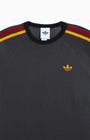 Black Three Stripe T-Shirt image number 2