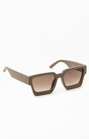 Charcoal Square Frame Sunglasses image number 1