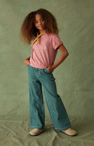 Eco Green Boyfriend Carpenter Jeans image number 2